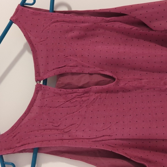 Loft tiered polka dot tank top, small - Picture 4 of 5